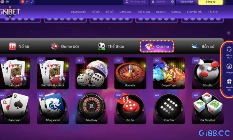 Đặc điểm nổi bật của cổng game Gnbet