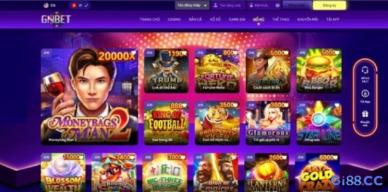Ưu điểm của cổng game Gnbet