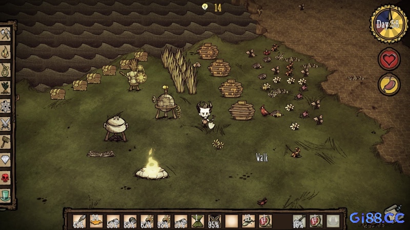 Don’t Starve: Game offline sinh tồn biểu tượng với đồ họa độc đáo và chiến lược sinh tồn phong phú.