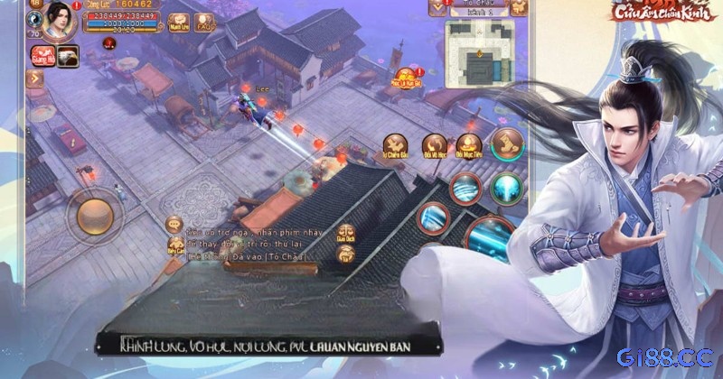 Thế giới võ học chân thực cùng PK tự do trong Cửu Âm Chân Kinh Mobile