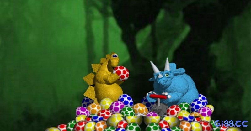 Dynomite Deluxe và các phiên bản PC/flash game kinh điển với đồ họa 2D đơn giản, lối chơi bắn trứng ghép màu hấp dẫn.