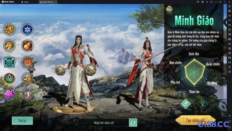 Tính năng bang hội, giao lưu và tương tác trong game tu tiên PC online.