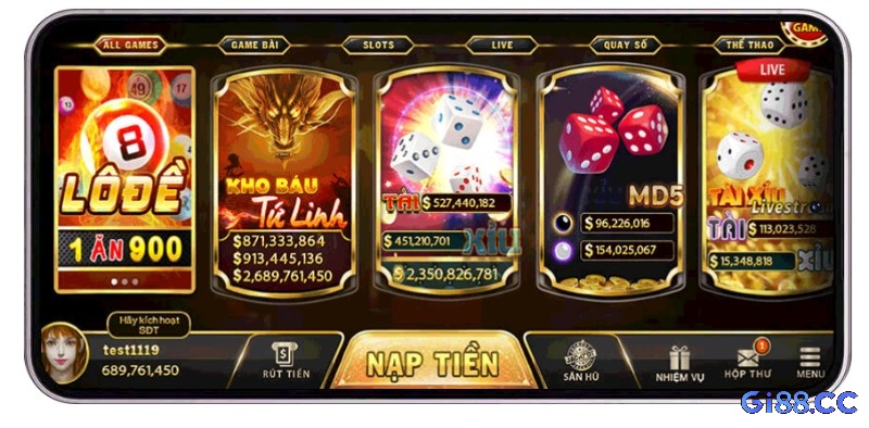 Thanh toán nhanh chóng và hỗ trợ khách hàng 24/7 của cổng game bài