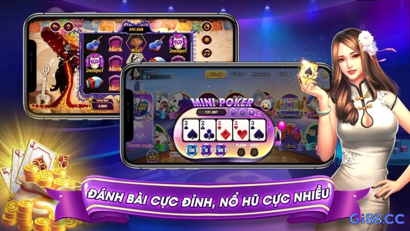 Game bài truyền thống, quốc tế và mini game hấp dẫn