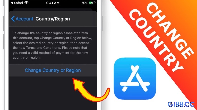 Việc chuyển vùng tài khoản App Store sang Hàn Quốc là bước quan trọng trong cách tải game Hàn Quốc trên iOS để truy cập kho game giới hạn khu vực.