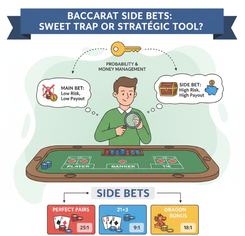 Cược phụ Baccarat là gì? Tổng mẹo chơi tăng cơ hội thắng lớn
