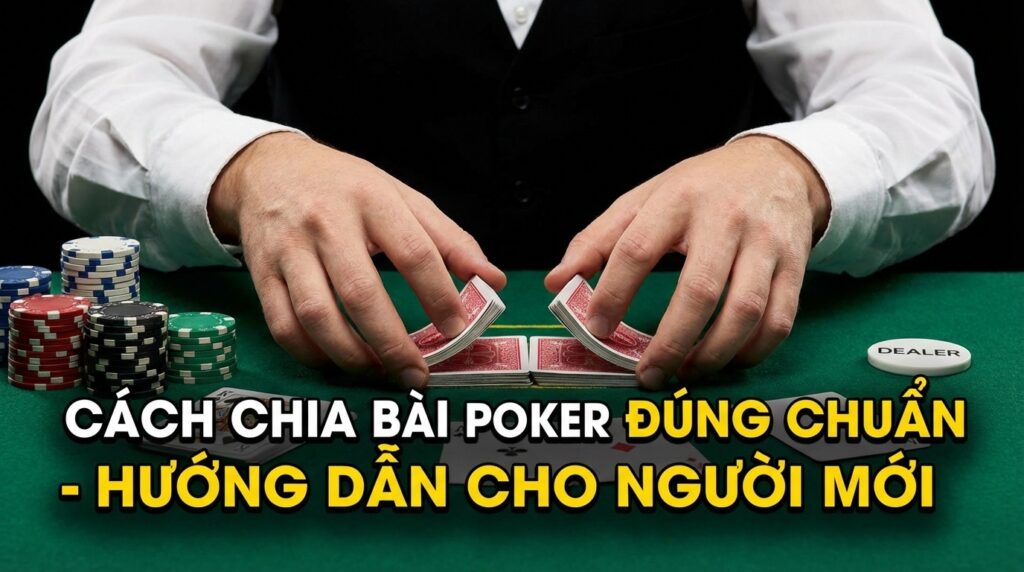 Cách chia bài Poker chuẩn - Hướng dẫn chi tiết cho người mới