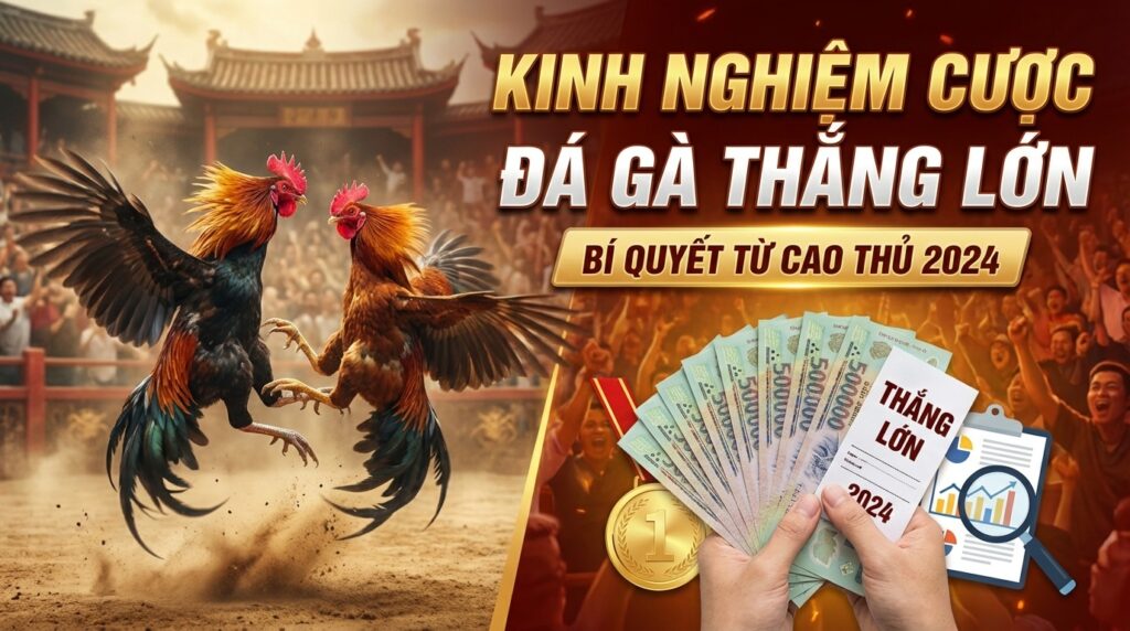 Kinh nghiệm cược đá gà thắng lớn: Bí quyết từ cao thủ