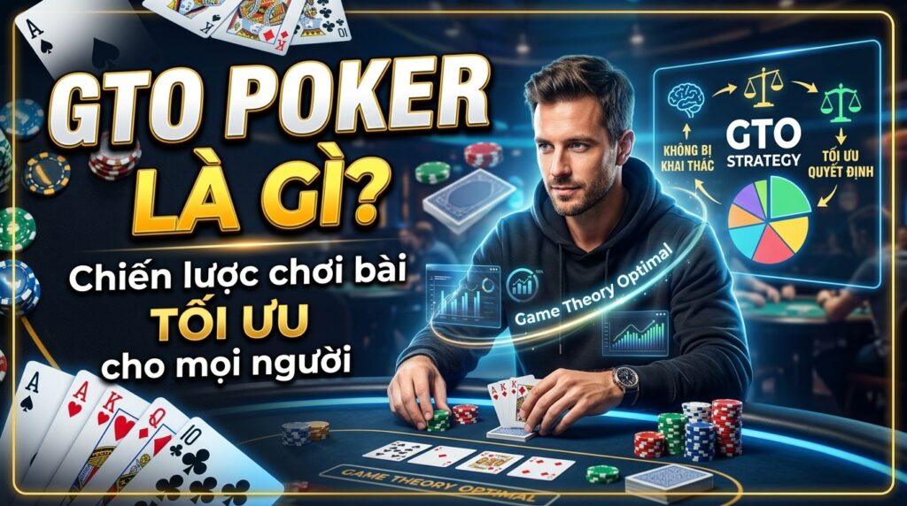 GTO Poker là gì? Chiến lược chơi bài tối ưu cho mọi người