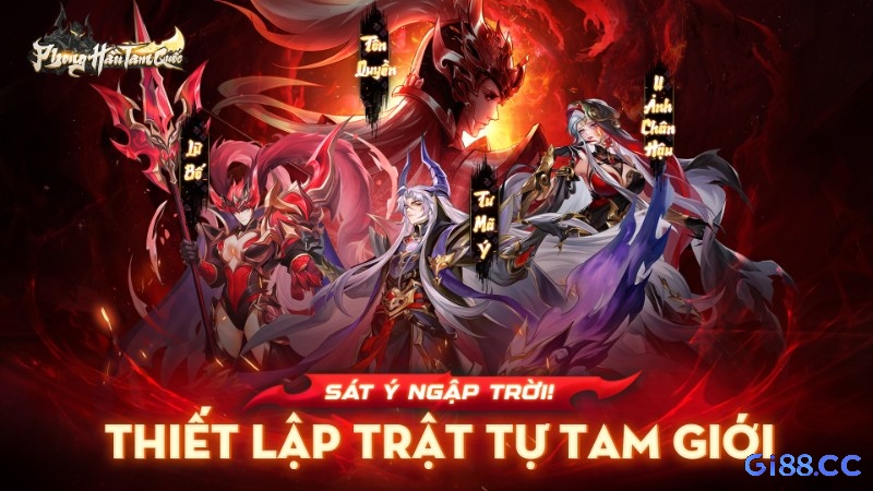 Phong Hầu Tam Quốc Mobile hấp dẫn nhờ cơ chế thu thuế bại tướng và hệ thống xây dựng đội hình có chiều sâu