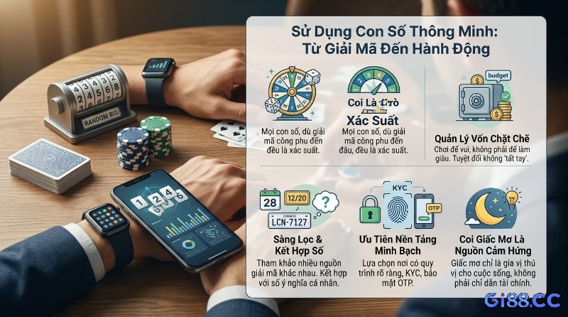 Chiến lược sử dụng con số thông minh: coi là trò xác suất, quản lý vốn chặt chẽ, sàng lọc, ưu tiên minh bạch, coi giấc mơ là nguồn cảm hứng