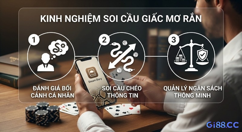 Kinh nghiệm soi cầu giấc mơ rắn theo 3 bước: Đánh giá bối cảnh, soi chéo và quản lý ngân sách thông minh